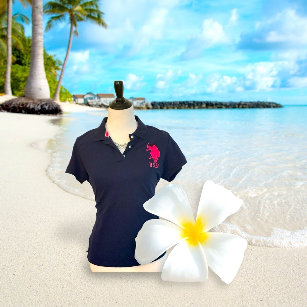 U.S. Polo Assn. Navy Blue Short Sleeve Polo Shirt